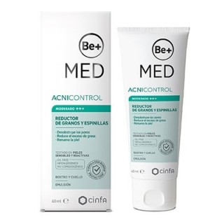 Be+ MED Acnicontrol Reductor de Granos y Espinillas 40mL. Acne Moderado