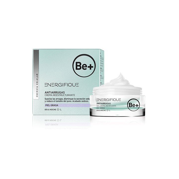 Be+ Gel Crema Antiarrugas Matificante 50mL Piel Grasa