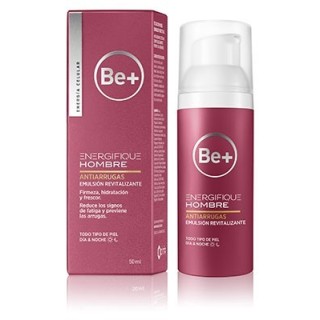 Be+ Emulsión Revitalizante Antiarrugas 50mL CUIDADO MASCULINO