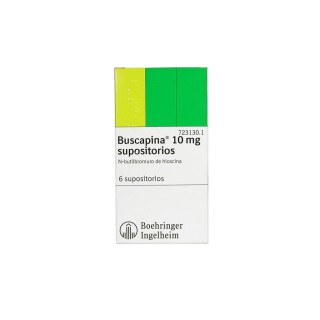 BUSCAPINA 10 mg 6 SUPOSITORIOS ADULTOS CN723130.1