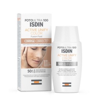 Foto Ultra 100 ISDIN Active Unify COLOR Fusion Fluid SPF 50+