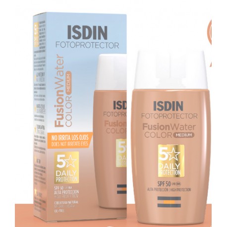 Fotoprotector ISDIN Fusion Water Color Medium SPF 50