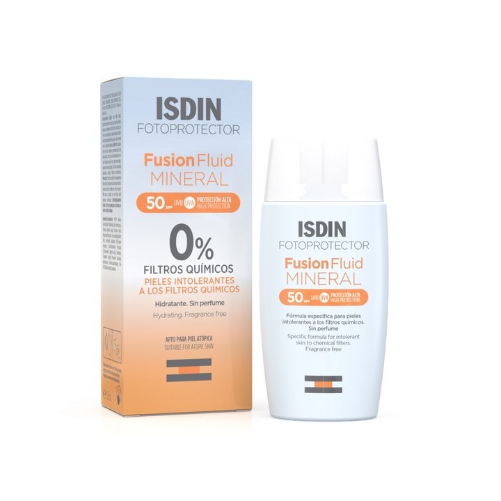 Fotoprotector ISDIN Fusion Fluid MINERAL SPF 50