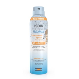 Fotoprotector ISDIN Transparent Spray Wet Skin Pediatrics SPF 50