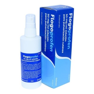 Flogoprofen 50 mg/ml Solucion para Pulverizacion  Cutanea