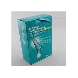 GAVISCON SUSPENSION ORAL 24 SOBRES MENTA CN 684177.8