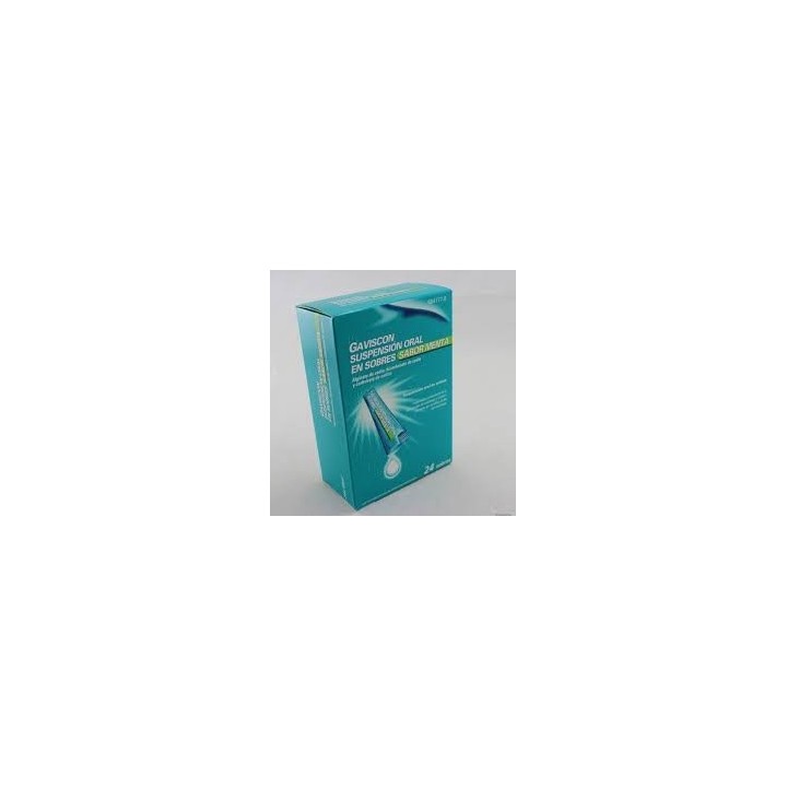 GAVISCON SUSPENSION ORAL 24 SOBRES MENTA CN 684177.8