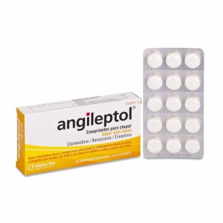 Angileptol 30 comprimidos para chupar sabor menta