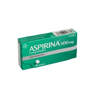 Aspirina 500 mg 20 Comprimidos CN: 712786.4