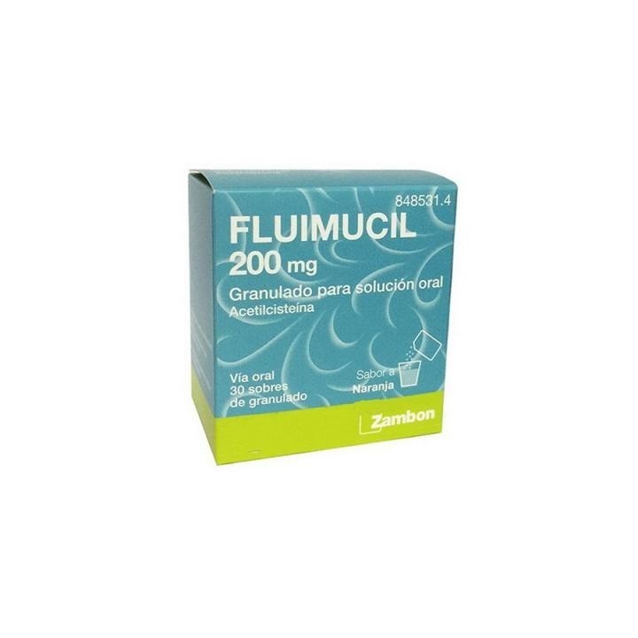 Fluimucil 200 mg Granulado para Solucion Oral