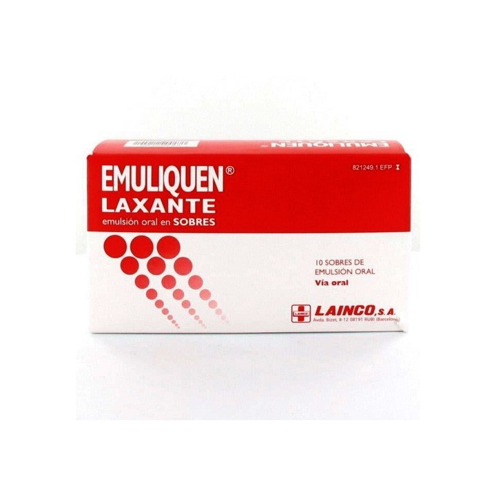 Emuliquen Laxante 10 Sobres Emulsión Oral 15 mL