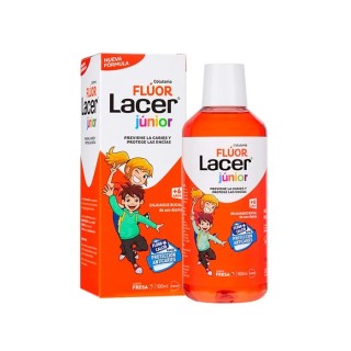 Lacer Junior Enjuague Bucal Uso Diario Sabor Fresa 500MLr