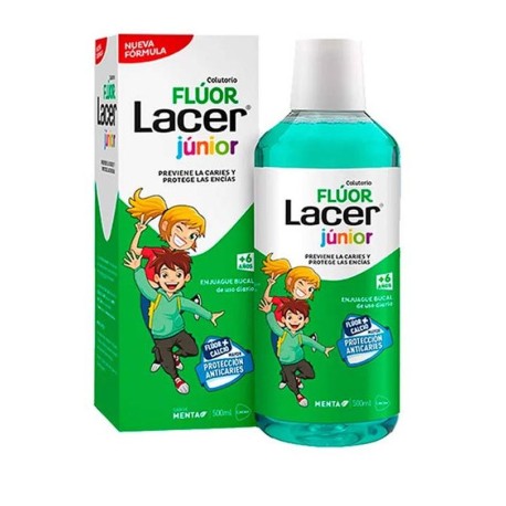 Lacer junior Enjuague Bucal Uso Diario Sabor Menta 500ML