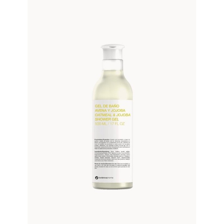 Gel Baño Avena + Jojoba 500 ml botanicapharma