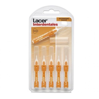 Lacer Interdental Rectos Extrafino Suave 6 Unidades 0.5mm