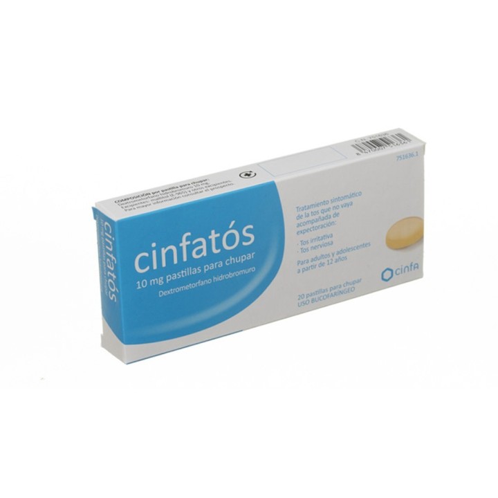 CINFATOS 20 PASTILLAS PARA CHUPAR Cn751636.1