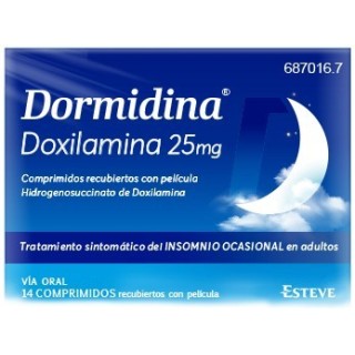 DORMIDINA 25 MG 14 COMPRIMIDOS CN687016.7