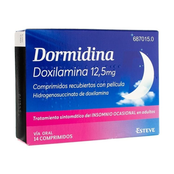 DORMIDINA 12,5 MG 14 COMPRIMIDOS Cn687015.0