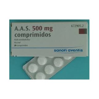 AAS 500 MG 20 COMPRIMIDOS Cn672905.2