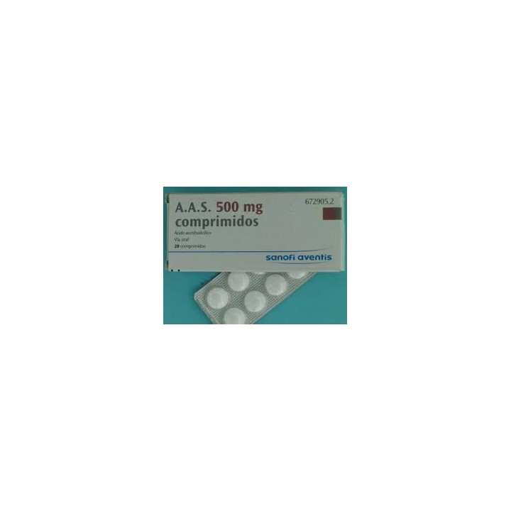 AAS 500 MG 20 COMPRIMIDOS Cn672905.2