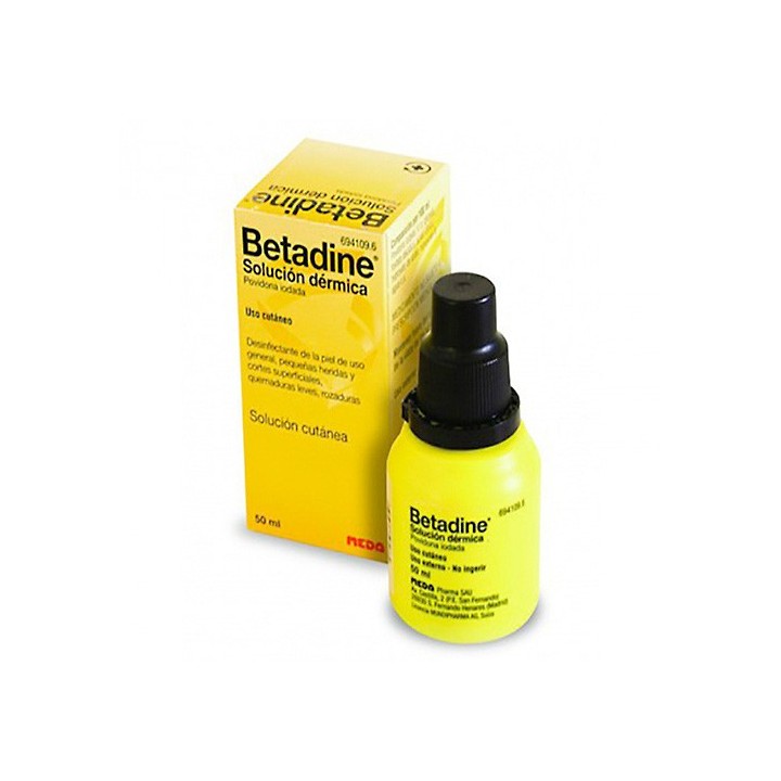 Betadine (10 % solucion topica 1 frasco 50 ml)