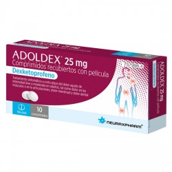 Adoldex 25 mg 10 Comprimidos Recubiertos