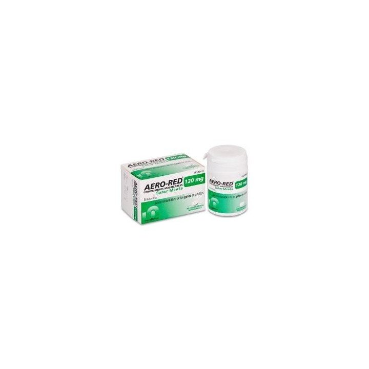 Aero Red 120 mg Coprimidos Masticables Sabor  menta MENTA