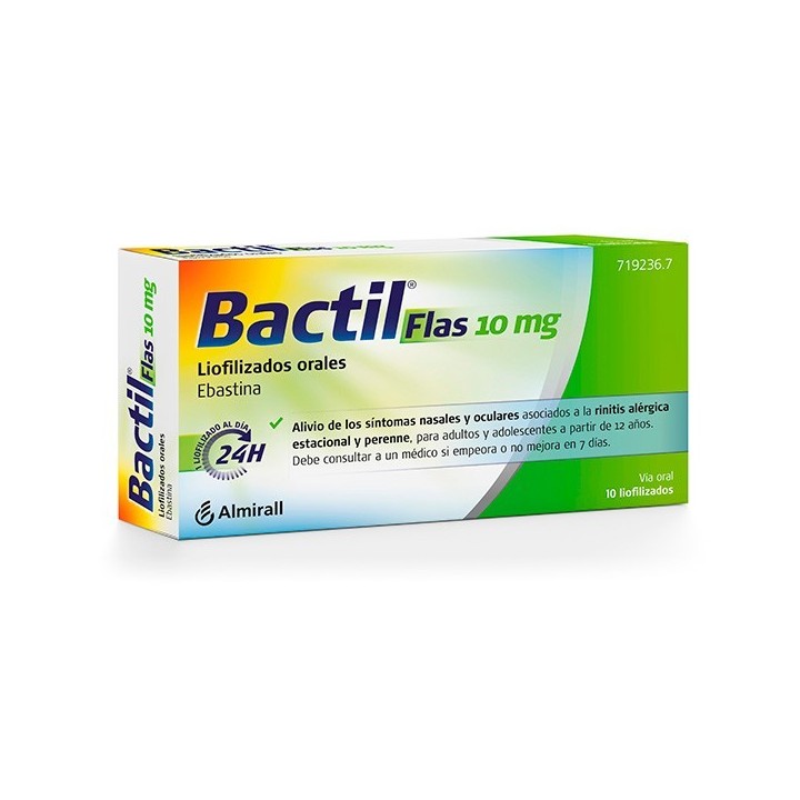 Bactil Flas 10 MG Liofilizados orales