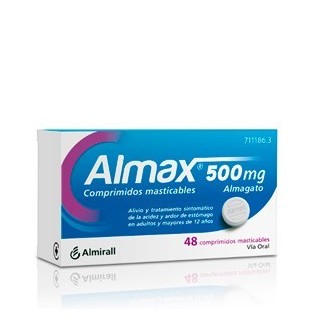 Almax 500 mg 48 Comprimidos Masticables