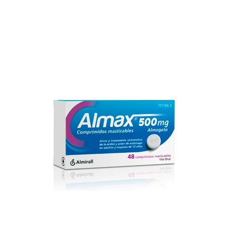 Almax 500 mg 48 Comprimidos Masticables