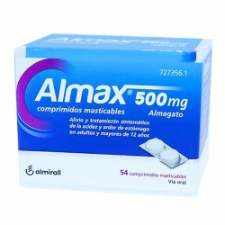 Almax 500 mg 54 Comprimidos Masticables