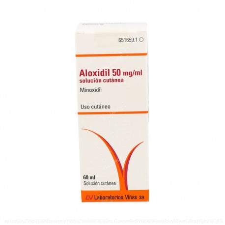 Aloxidil 50 mg/mL Solución Cutánea 60 mL