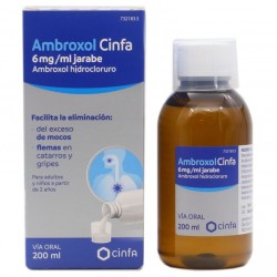 Ambroxol Cinfa 6 mg/mL Jarabe 200 mL
