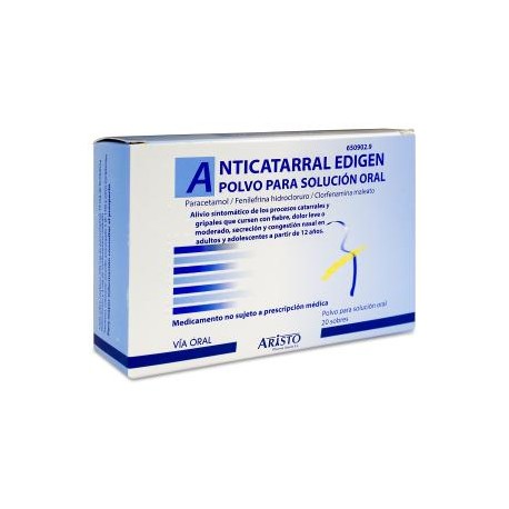 Anticatarral Edigen 20 Sobres Polvo Para Solución Oral