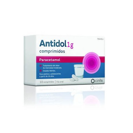 Antidol 1 g 10 Comprimidos