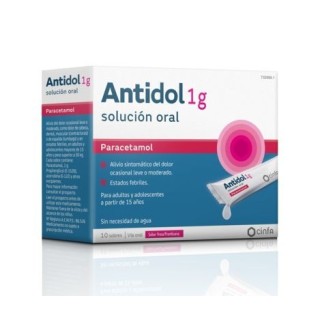 Antidol 1 g 10 Sobres Solución Oral 10 mL