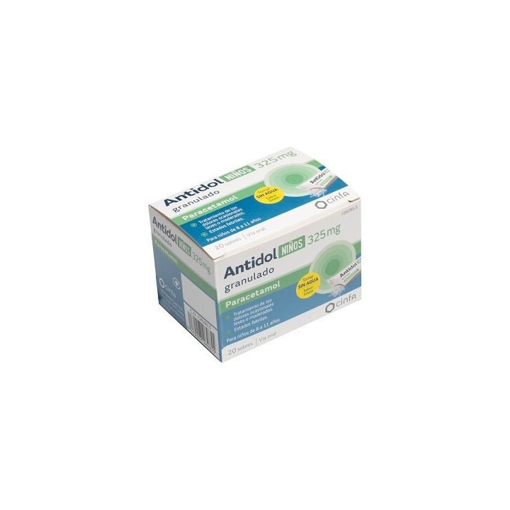 Antidol Niños 325 mg 20 Sobres Granulado Oral