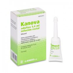 Kanova Adultos 6,75 g Solución Rectal 6 Enemas 7,5 mL CN: 665524.5