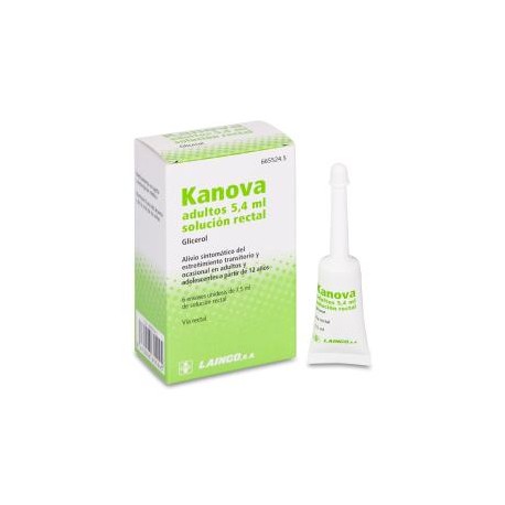 Kanova Adultos 6,75 g Solución Rectal 6 Enemas 7,5 mL CN: 665524.5