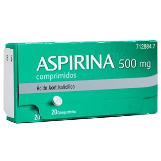 Aspirina Elam Pharma 500 mg 20 Comprimidos CN: 712884.7