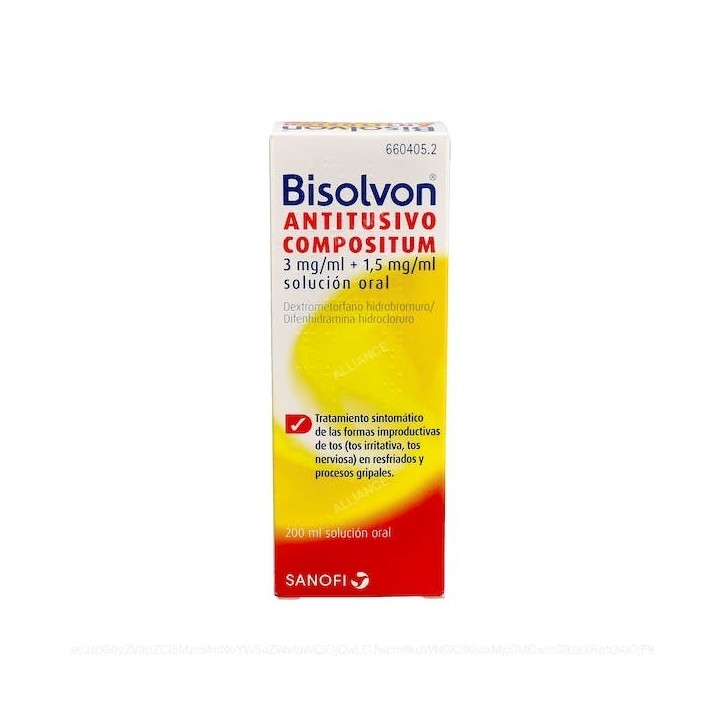 Bisolvon antitusivo compositum( 3/1,5 MG/MLsolucion oral 200 ml)