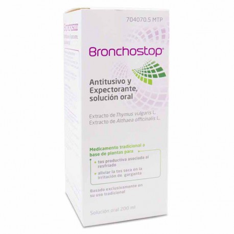 Bronchostop Antitusivo Y Expectorante Solución Oral 200 mL CN: 704070.5