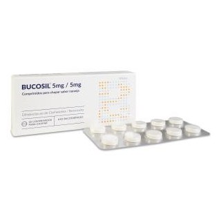 Bucosil 5 mg/5 mg 20 Comprimidos Para Chupar Sabor Naranja CN: 729216.6