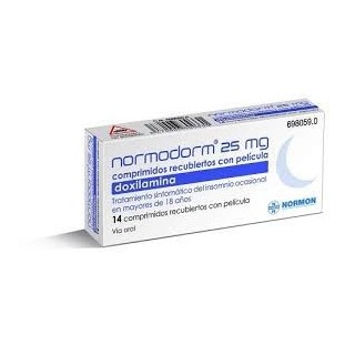 NORMODORM 25 MG 14 COMPRIMIDOS CN698059.0