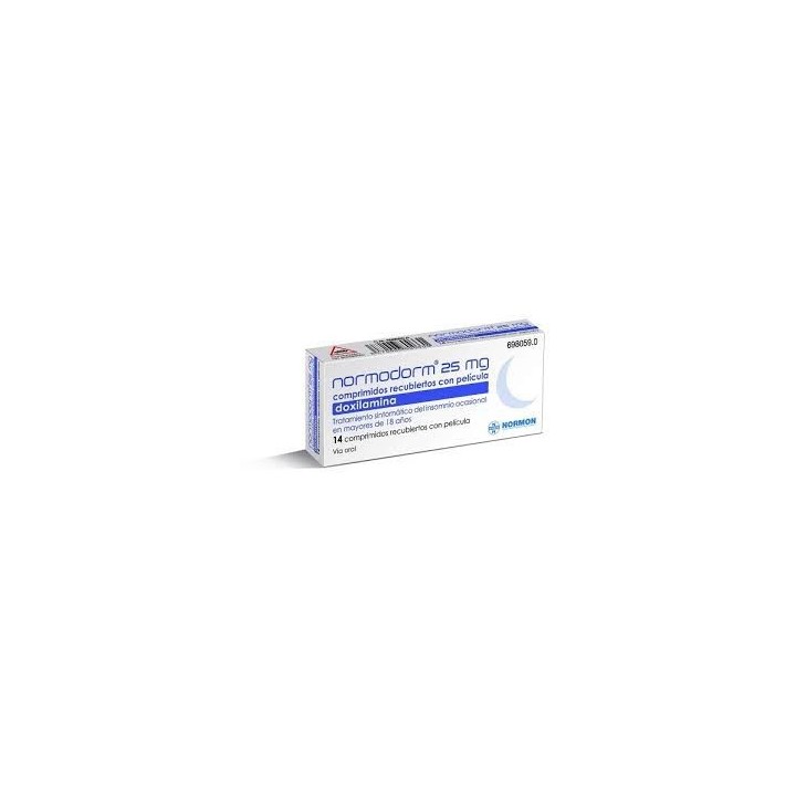 NORMODORM 25 MG 14 COMPRIMIDOS CN698059.0