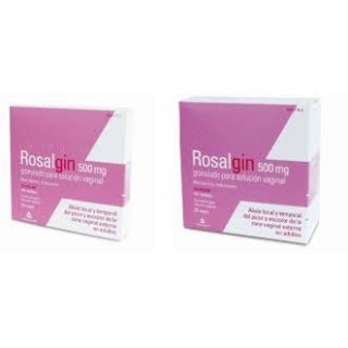 Rosalgin 500 mg Granulado Solución Vaginal 20 Sobres