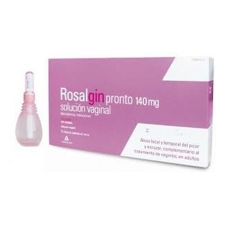 Rosalgin Pronto 140 mg Solución Vaginal 5 Frascos