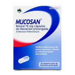 Mucosan Retard 75 mg 10 Cápsulas Liberación Prolongada CN: 693321.3