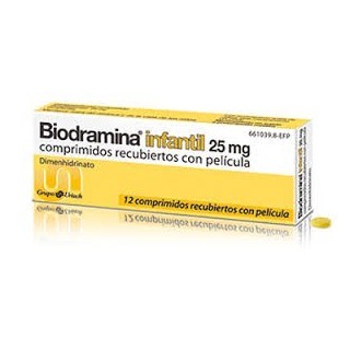 Biodramina  Infantil 12 comprimidos