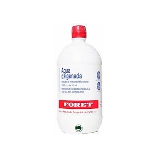 Agua Oxigenada FORET 30 mg/mL Solución Cutánea y Concentrado Para Solución Bucal 1000 mL